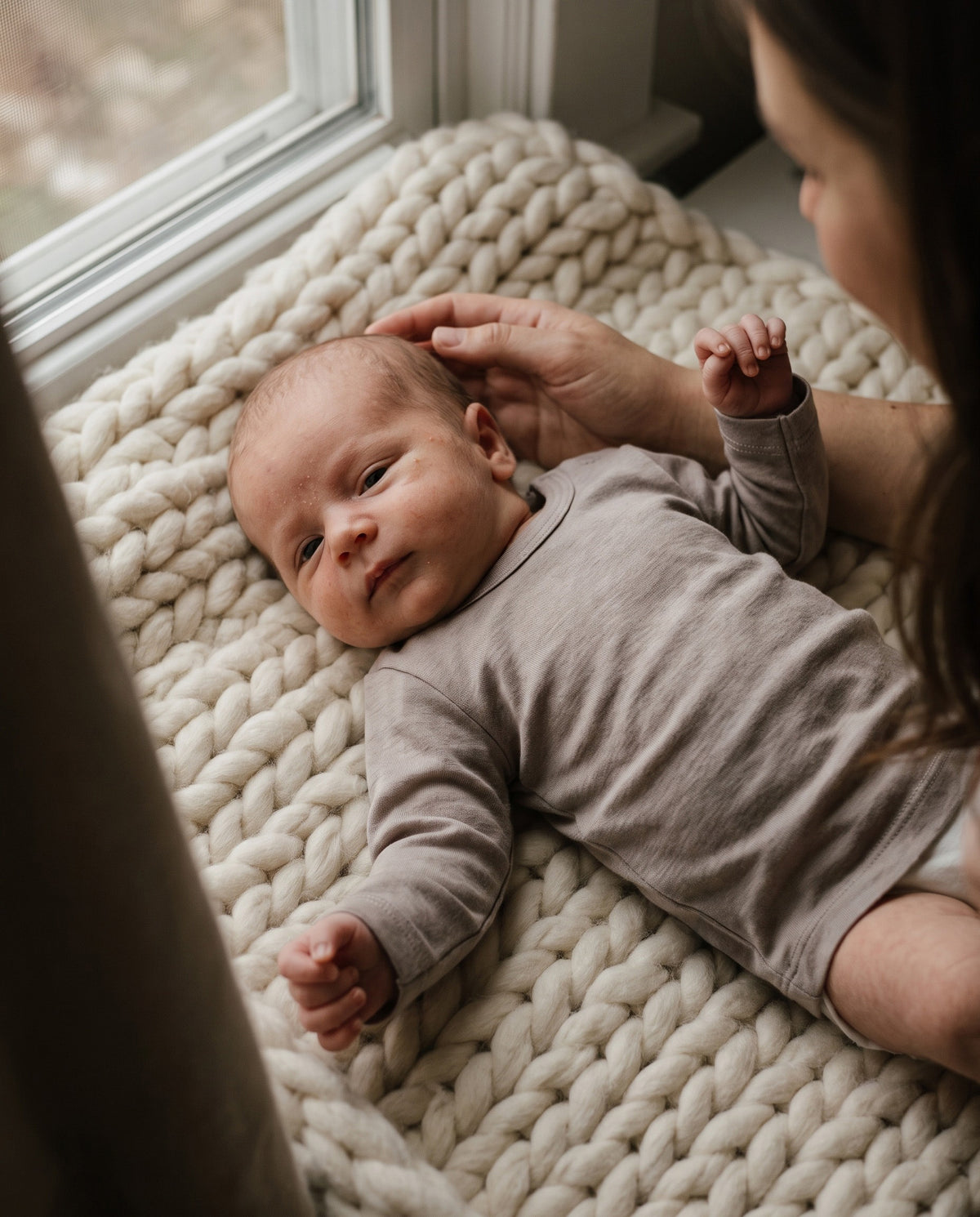 Jersey de bebé y niño en lana – Lana merino - Argan oil