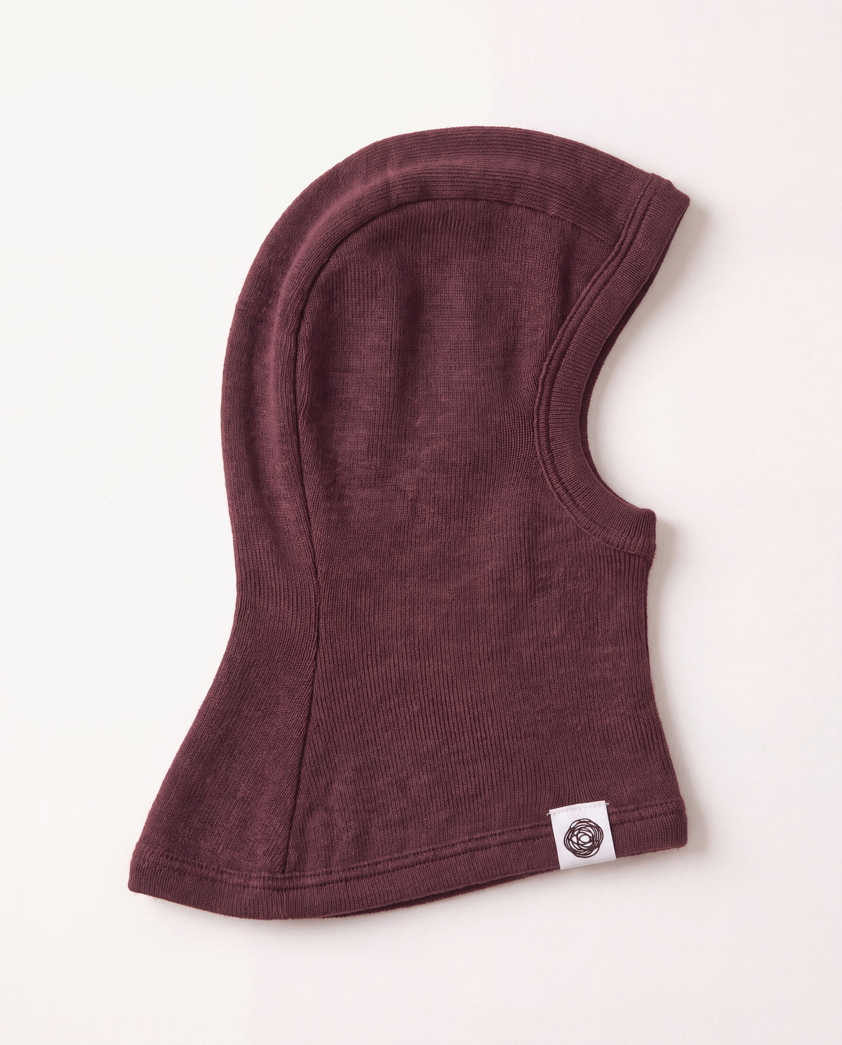 Wollen Kinder Balaclava / Bivakmuts - Red Mahogany