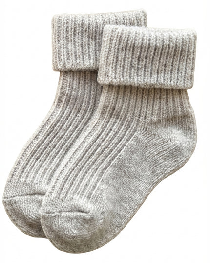 Wollbabysocken - Knoblauch