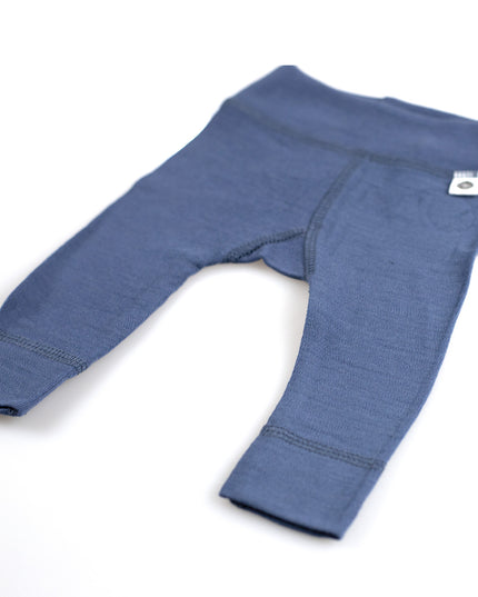 Wollen Baby- kinderbroek - Merinowol - Vintage Indigo