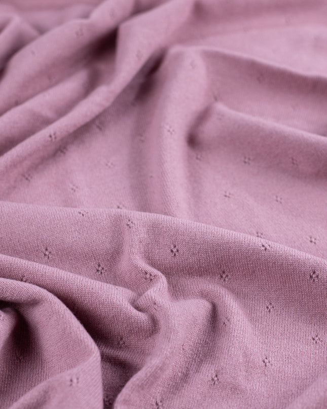 Wollen Babydeken / Kinderdeken / Wikkeldeken - Pointelle Gebreid - Merinowol - Haze