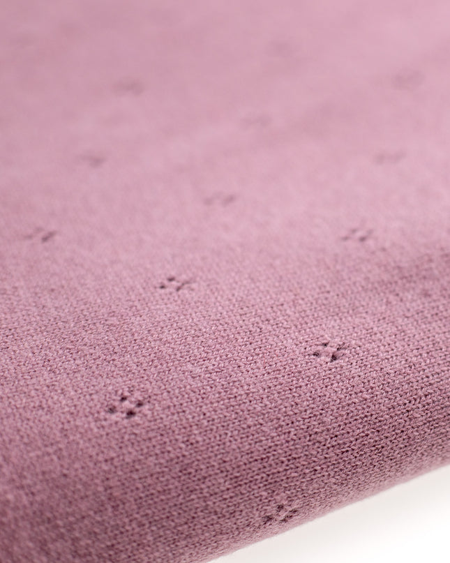 Wollen Babydeken / Kinderdeken / Wikkeldeken - Pointelle Gebreid - Merinowol - Haze