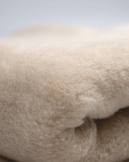 Woolen crib blanket wool 93x135cm – Camel / merino wool
