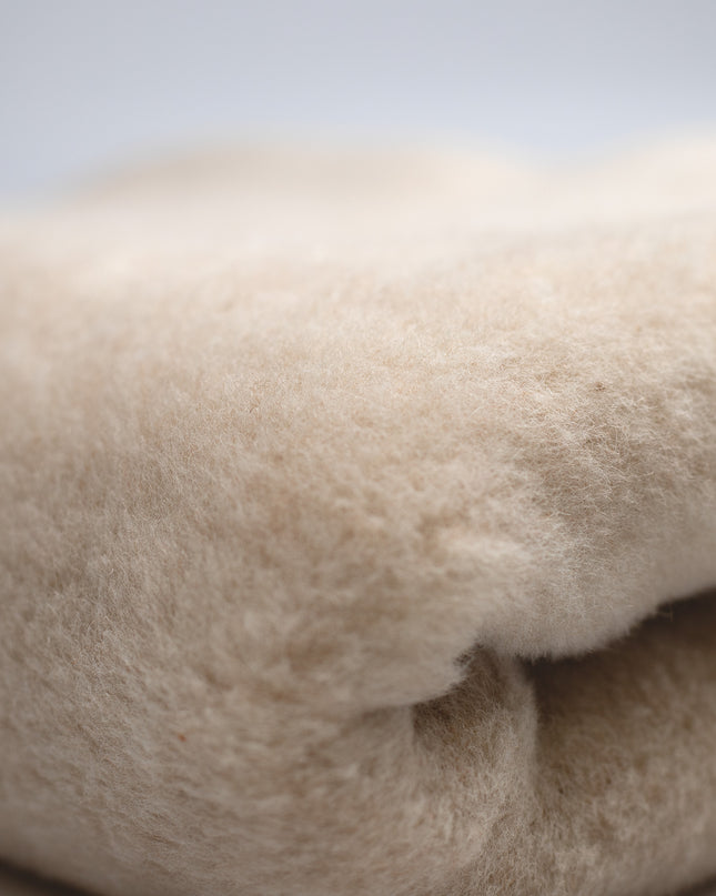 Wollen ledikantdeken wol 93x135cm – Kameel / merinowol