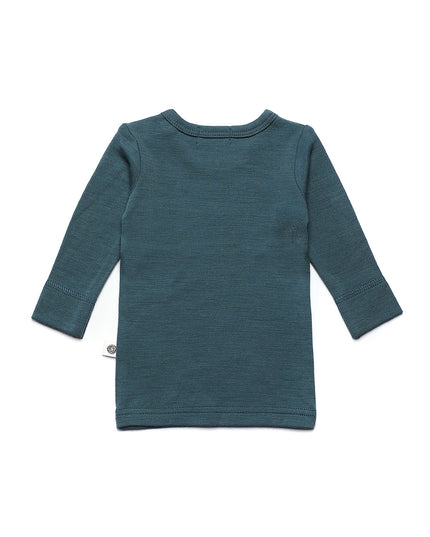 Wollen baby- kindertrui - Merinowol - Orion Blue