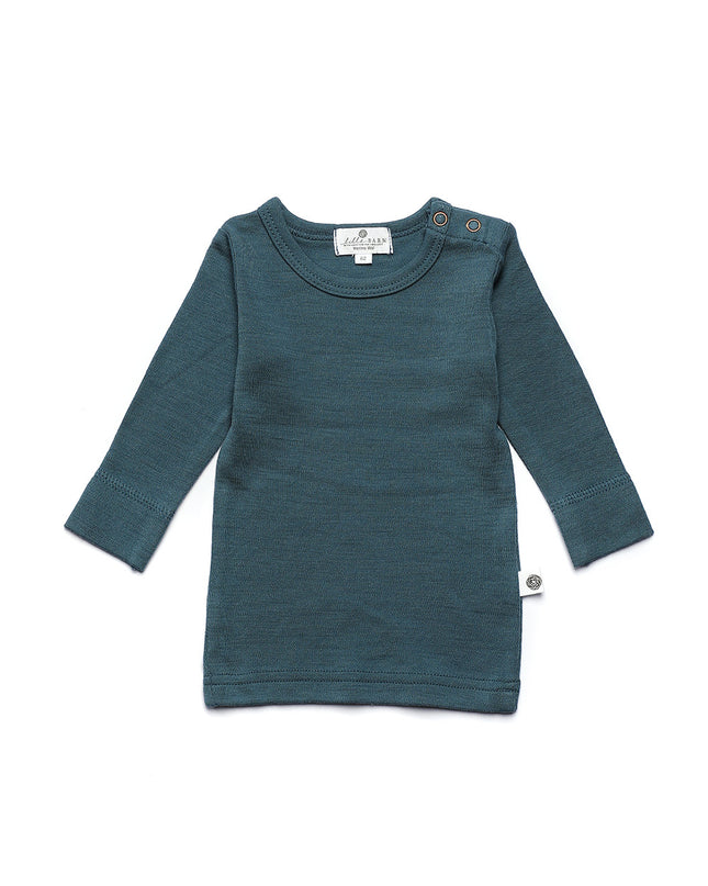 Wollen baby- kindertrui - Merinowol - Orion Blue