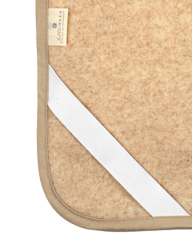 Wollen onderlegger / onderdeken ledikant – merinowol – 60x120cm - Amandel