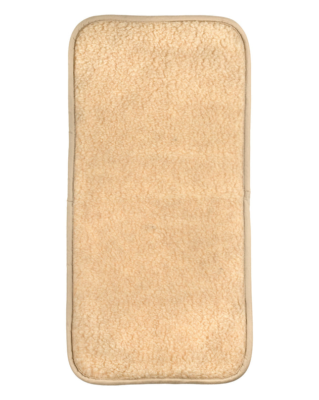 Wollen onderlegger / onderdeken wieg amandel – merinowol – 40x80cm