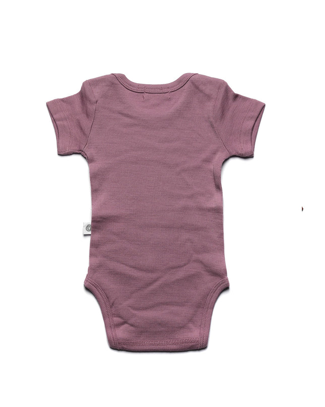 Wollen Romper korte mouwen – Merinowol - Grape Shake