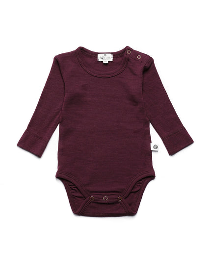 Wollen Romper lange mouwen - Merinowol - Fig