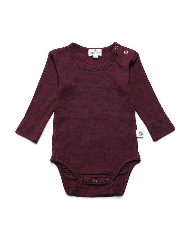 Wollen Romper lange mouwen - Merinowol - Fig