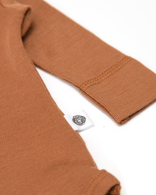 Wollen Romper lange mouw – Merinowol - Argan Oil